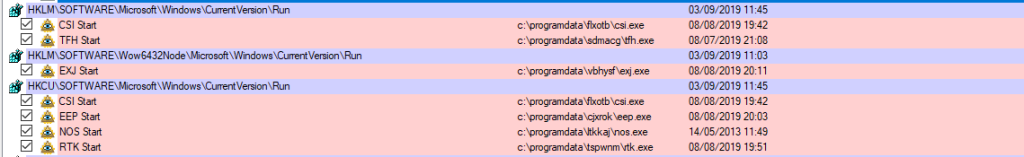 Persistency on a different path in the new versions of Ardamax Keylogger