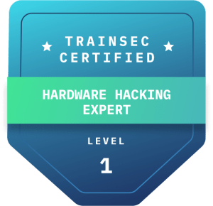 Hardware Hackign expert badge