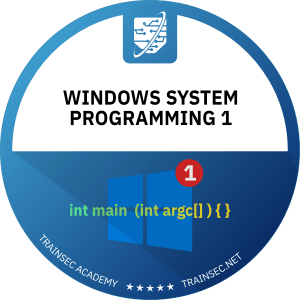 Windows System Programming Course 1 Trainsec