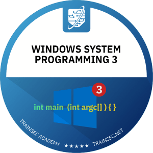 Windows System Programming Course 3 Trainsec