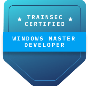 Windows master developer badge 1
