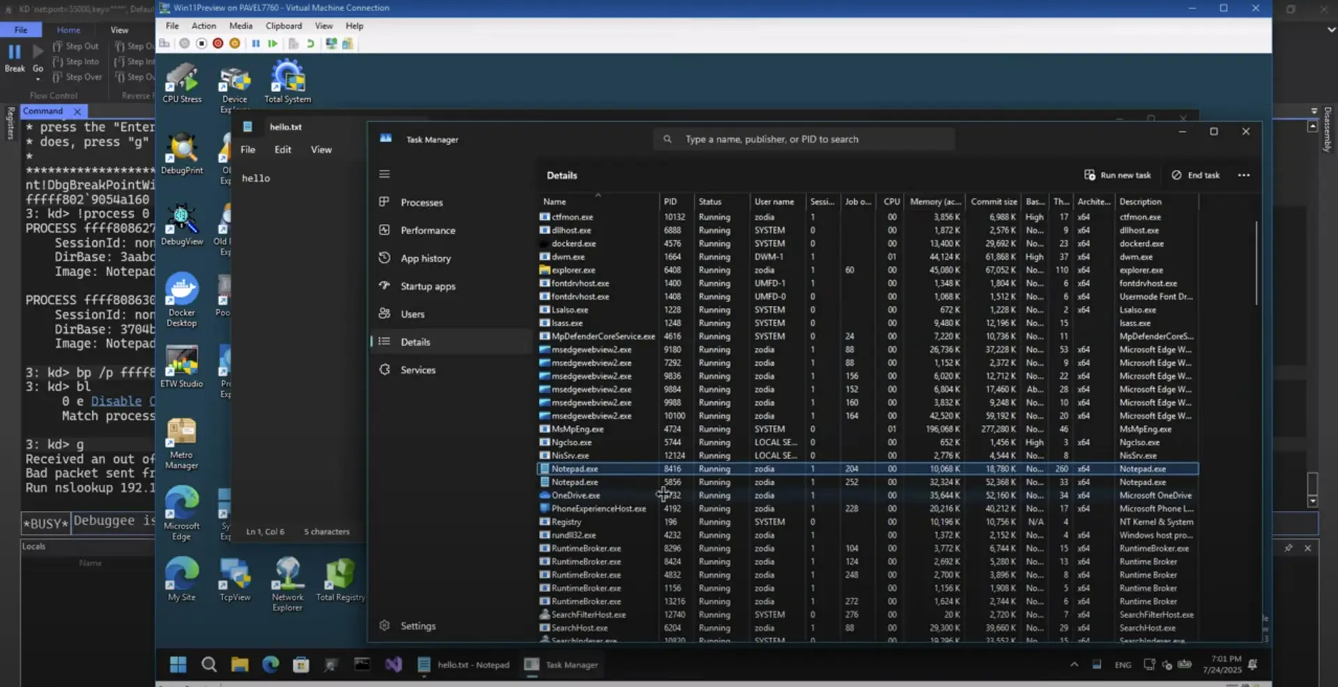 Kernel Debugging with Virtual Machine