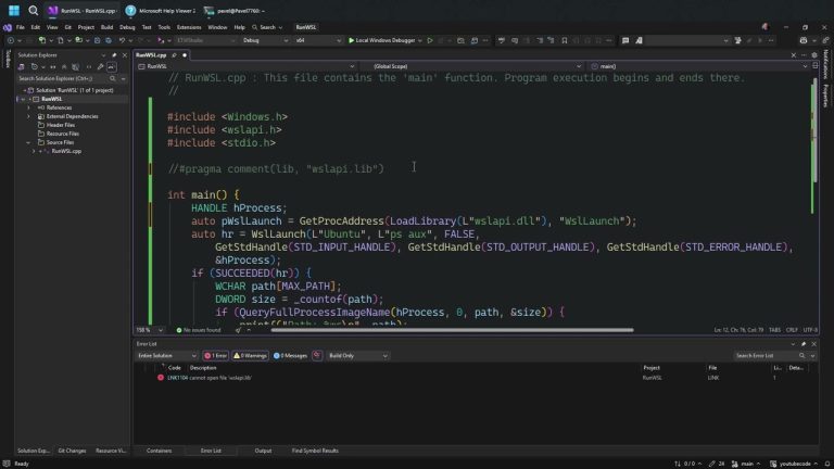 Launch WSL Applications from Windows with WslLaunch