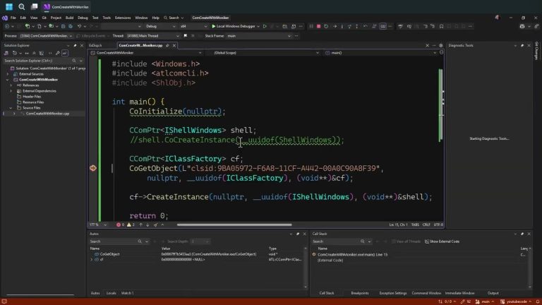 Creating COM Objects with the Class Moniker (CoGetObject)