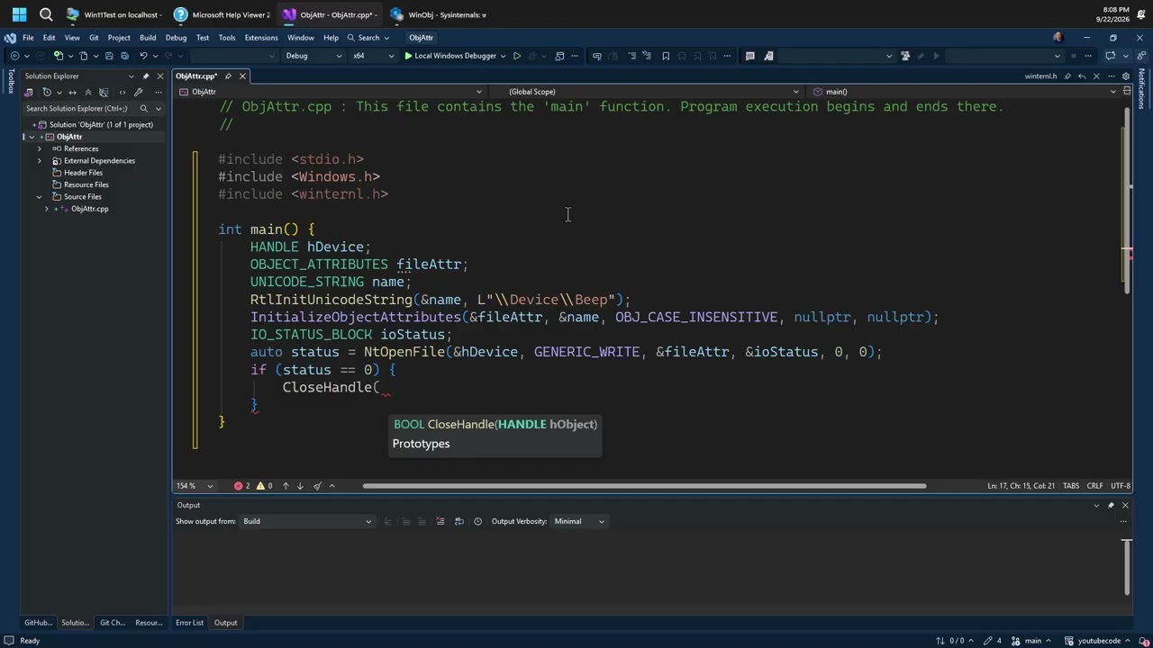 OBJECT_ATTRIBUTES Explained: How the Native API Opens Kernel Objects